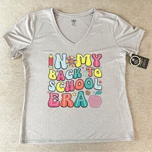 Gray Kids Back to School Graphic Tee